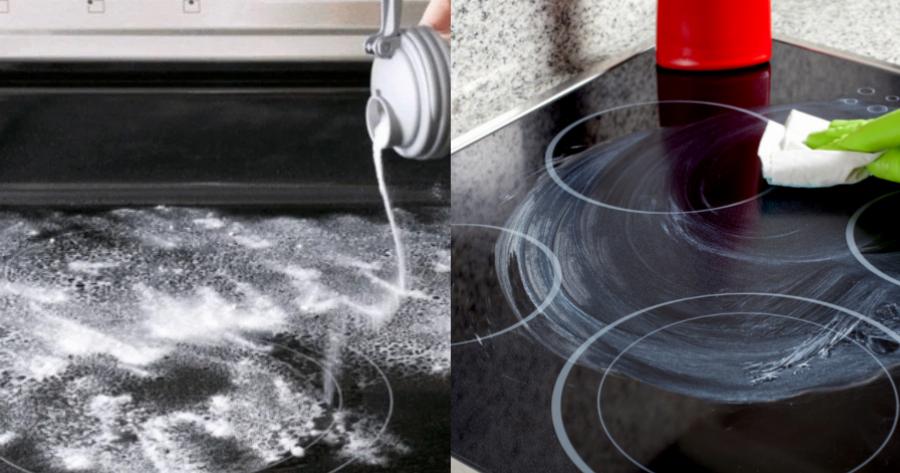Κεραμικές εστίες: Το σπιτικό μείγμα με τα 4 υλικά για έναν άψογο καθαρισμό