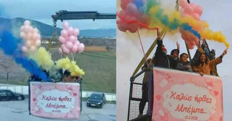 Δράμα: Συγγενείς ανέβηκαν σε γερανό για να δουν το μωρό επειδή δεν τους άφησαν να μπουν στο μαιευτήριο