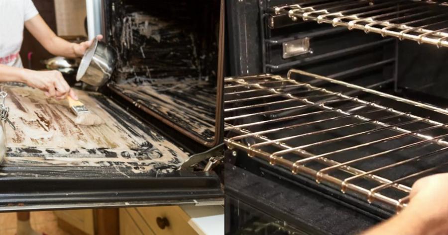 Τέρμα το τρίψιμο: Το έξυπνο κόλπο για να λάμψει η σχάρα του φούρνου σας