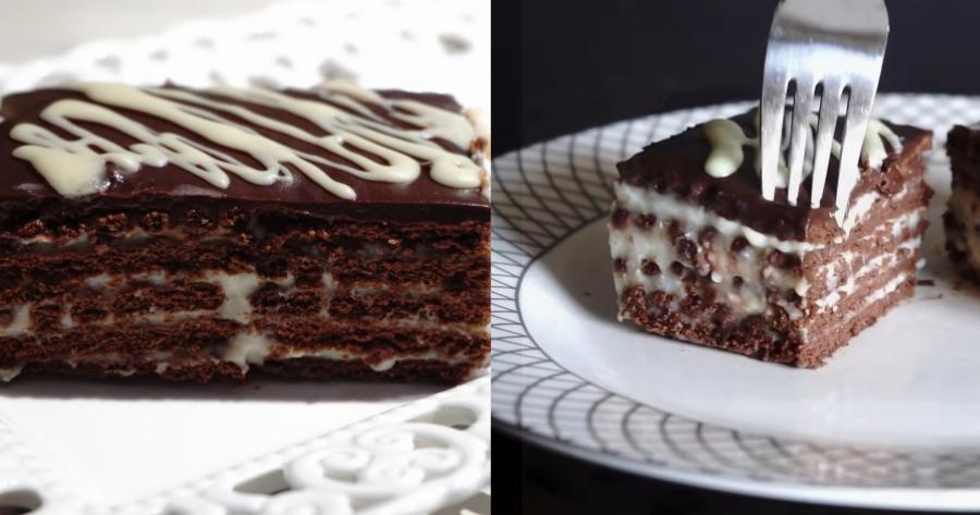Γλυκός πειρασμός: Η εύκολη συνταγή για ένα λαχταριστό σοκολατένιο γλυκό ψυγείου