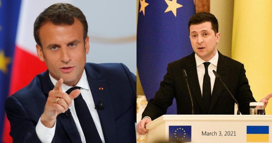 Ζελένσκι σε Μακρόν: «Θέλω να μιλήσω με τον Πούτιν, αλλά δεν μου σηκώνει το τηλέφωνο»