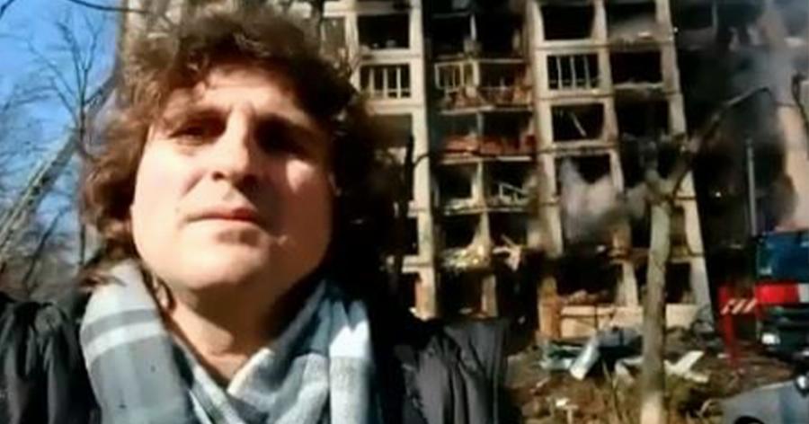 «Δεν θα εγκαταλείψουμε τα σπίτια μας, θα μείνουμε να παλέψουμε!» – Συγκινεί ο Τάσος Τσιάμης από το Κίεβο