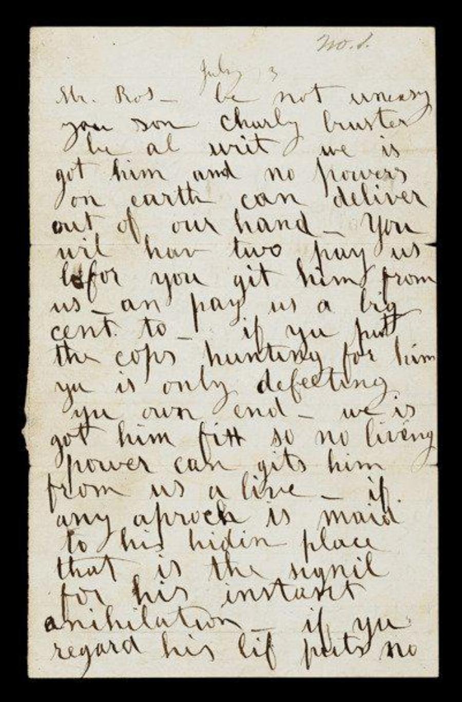 «Μην παίρνεις γλυκά από ξένους»: Η πρώτη καταγεγραμμένη απαγωγή ενός 5χρονου αγοριού κρύβεται πίσω από τη γνωστή φράση