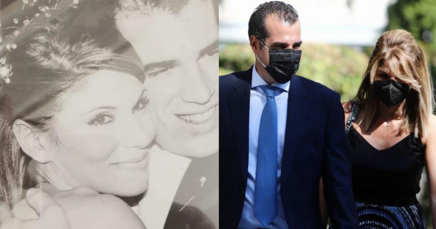 Θάνος Πλεύρης: Η γοητευτική σύζυγός του, Λένα Παπαθεολόγου, κλέβει τις εντυπώσεις σε κάθε εμφάνιση