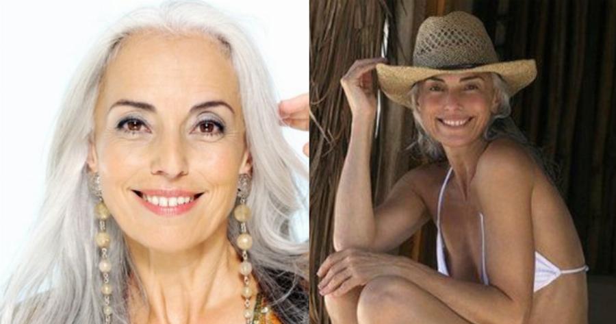 Yasmina Rossi: Μοντέλο 63 ετών εντυπωσιάζει με την ομορφιά της, δείχνει 20 χρόνια νεότερη και αποκαλύπτει τα μυστικά της νεότητάς της