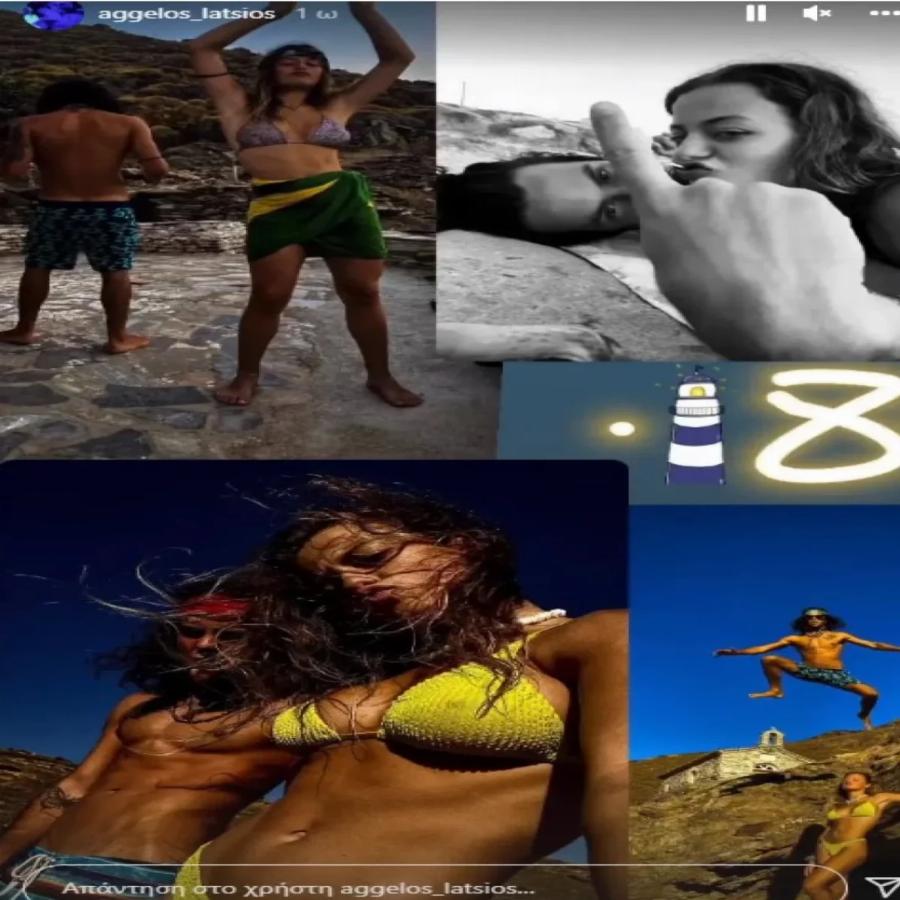 Σούσουρο με τη φωτογραφία της Γαίας Μερκούρη στο κρεβάτι με τον Άγγελο Λάτσιο