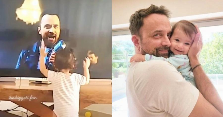 Η κόρη του Γιώργου Λιανoύ βλέπει τον μπαμπά της στην τηλεόραση, τρελαίνεται και γίνεται viral σε όλη την Ελλάδα