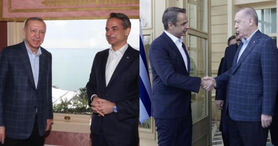 Γιατί χαμογελά συνέχεια ο Μητσοτάκης στις φωτογραφίες με τον Ταγίπ Ερντογάν;