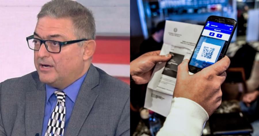 Έξαλλος ο Βασιλακόπουλος στον ΣΚΑΪ: «Δε μπορούν να να βγαίνουν έξω ελεύθερα οι ανεμβολίαστοι»