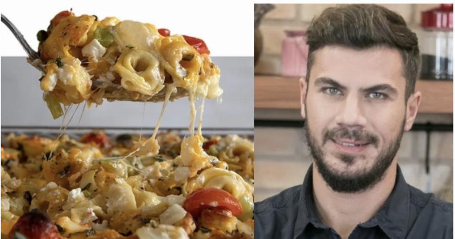 Τορτελίνια από τον Άκη Πετρετζίκη: Με τυρί στον φούρνο