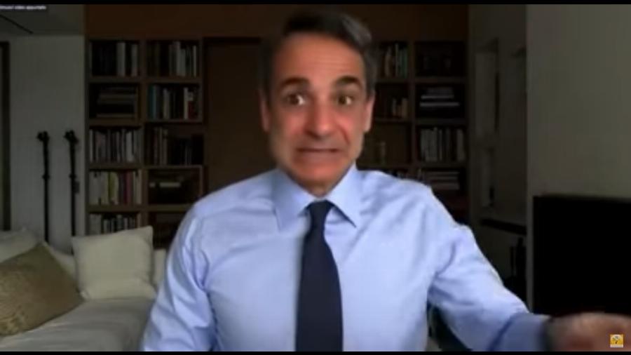 Άφωνοι οι Ευρωπαίοι ηγέτες με τις περίεργες γκριμάτσες του Κυριάκου στην τηλεδιάσκεψη