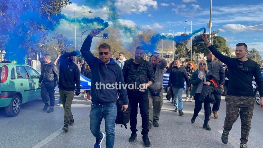 Θεσσαλονίκη: «Ούτε εμβολιασμένοι ούτε σκαναρισμένοι, είμαστε ελεύθεροι και αποφασισμένοι»