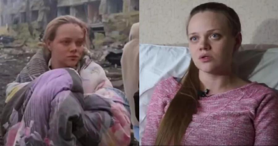 Η έγκυος δηλώνει από την Ρωσία: «Δεν έγινε αεροπορική επιδρομή στη Μαριούπολη»