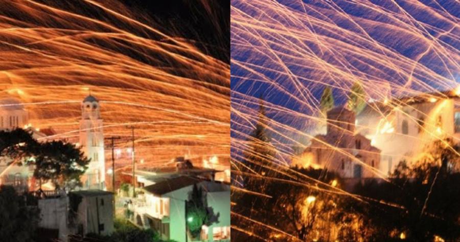 Πάσχα 2022: Μετά από 2 χρόνια επέστρεψε ο ρουκετοπόλεμος στην Χίο – Στο επίκεντρο των διεθνών Μ.Μ.Ε.