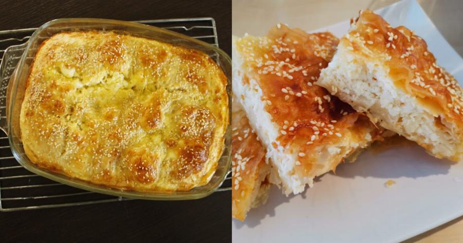 Τσαλακωτή τυρόπιτα με φέτα: Έτοιμη στο πι και φι και μόλις με πέντε υλικά