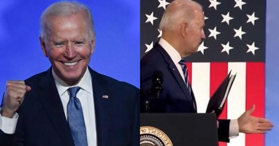 Ολοκλήρωσε την ομιλία του και έκανε χειραψία… στο κενό: Νέα γκάφα Μπάιντεν