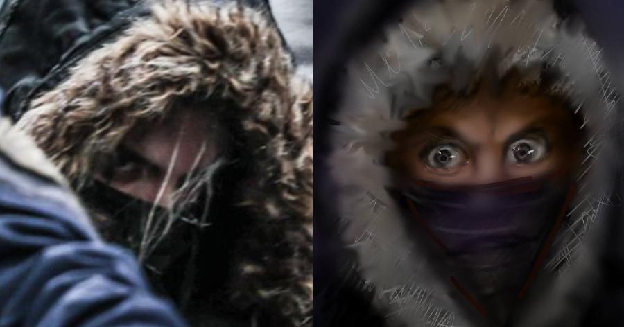 «To τέρας»: Η σκοτεινή ζωγραφιά για την Πισπιρίγκου που αποτυπώνει τον ψυχικό της κόσμο