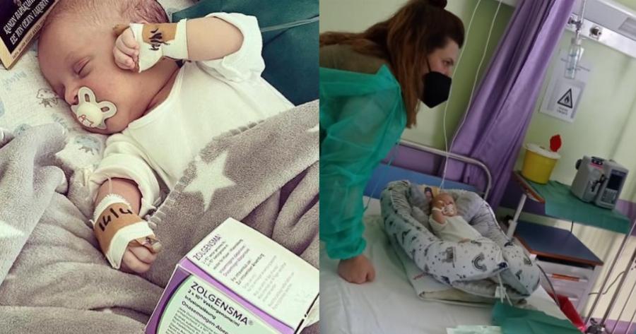 Ιωάννης-Ιάκωβος Μπενίσης: Το 27 ημερών βρέφος έλαβε τη σωτήρια θεραπεία για τη νωτιαία μυϊκή ατροφία