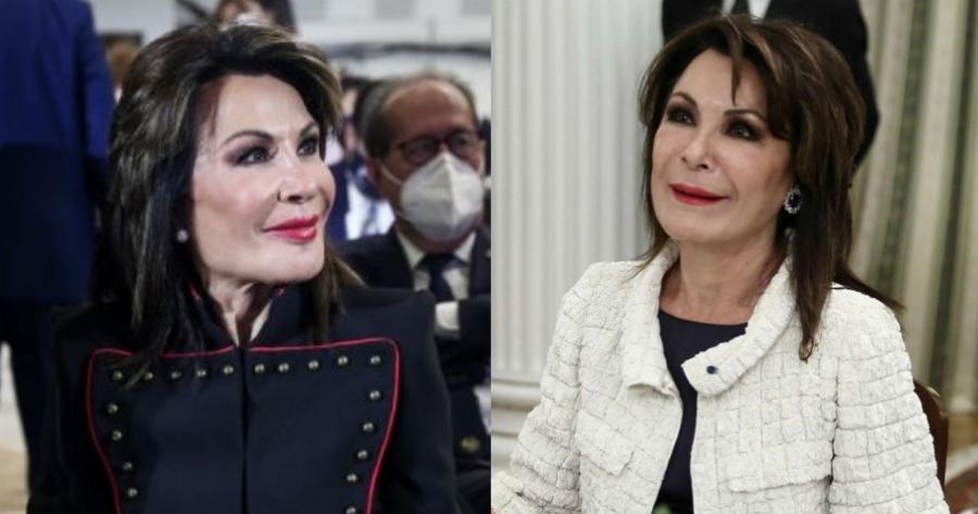 Γιάννα Αγγελοπούλου-Δασκαλάκη: Εικόνες από το υπέροχο σπίτι της με το τεράστιο κίτρινο σαλόνι και το κλασικό γραφείο