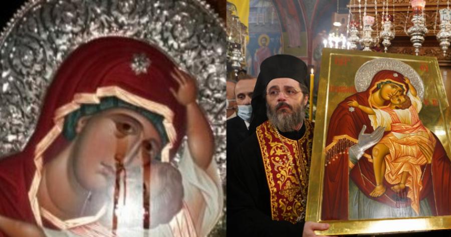 Μέγα το θαύμα στην Παναγία Παρηγορήτρια: Μύρο έτρεξε από την εικόνα της Παναγίας