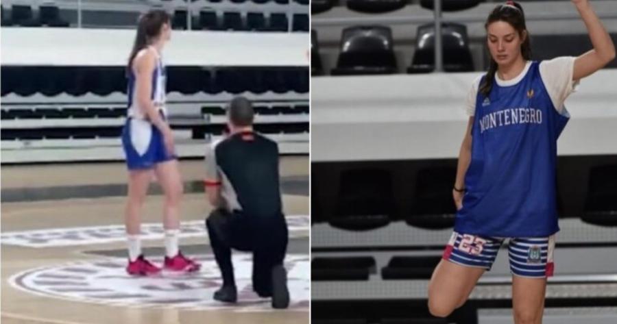 Πρόταση γάμου: Διαιτητής διέκοψε αγώνα μπάσκετ γυναικών και έκανε πρόταση σε παίκτρια