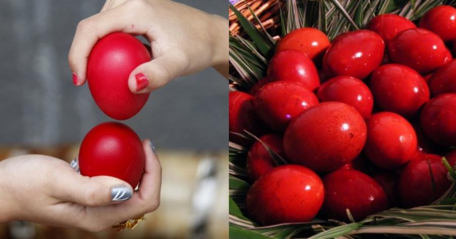 Πασχαλινά αυγά: Πότε βάφουμε τα αυγά και τι συμβολίζει το κόκκινο χρώμα