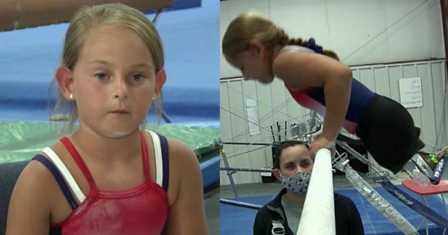Κορίτσι χωρίς πόδια: 8χρονη κάνει το όνειρό της πραγματικότητα και γίνεται αθλήτρια γυμναστικής