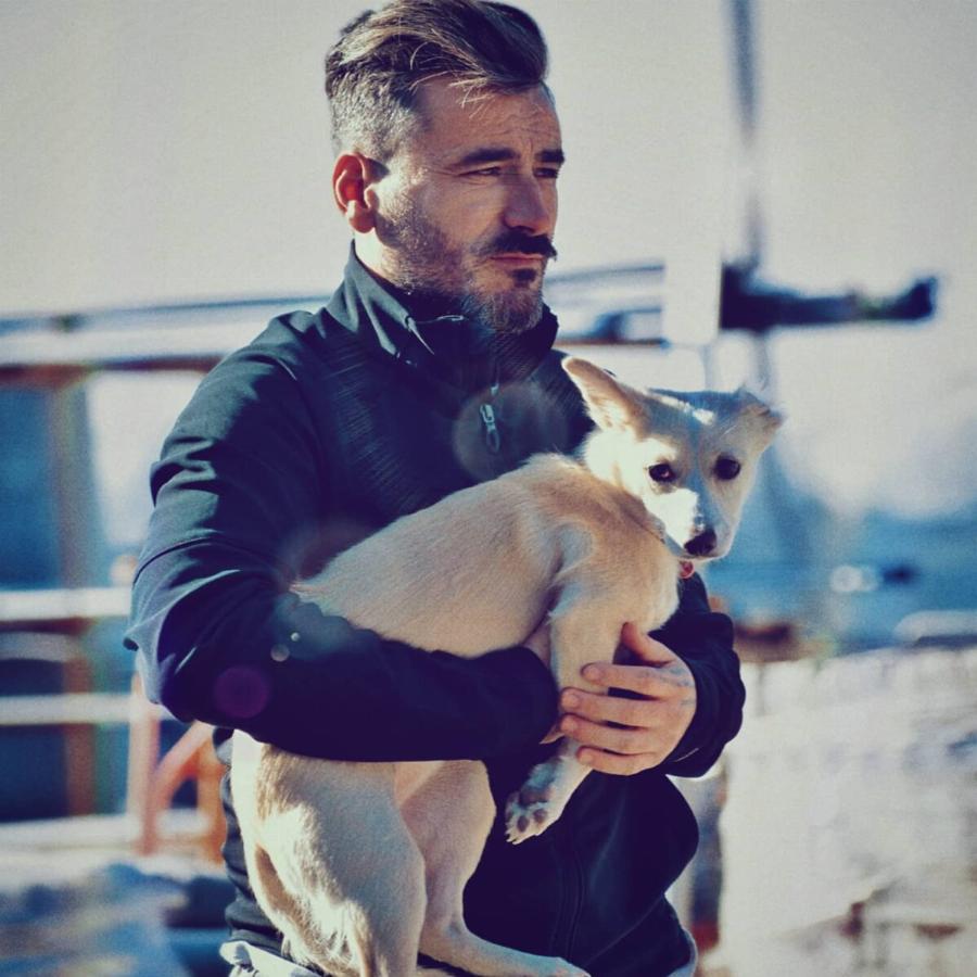 Γάμος Γιώργου Μαυρίδη: Παρανυφάκι η σκυλίτσα του που είχε κακοποιηθεί