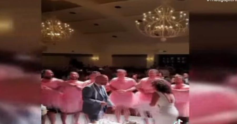 Αξέχαστος γάμος στην Κρήτη: Φίλοι του γαμπρού εμφανίστηκαν στο γλέντι του γάμου ως μπαλαρίνες υπό τους ήχους της «Λίμνης των Κύκνων»