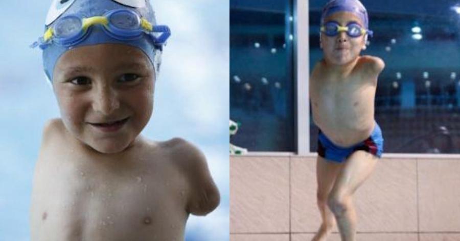 Χίλια μπράβο: Χρυσό μετάλλιο για μικρό μαχητή που δεν έχει χέρια – Με την δύναμη της θέλησης ξεπερνάει κάθε εμπόδιο