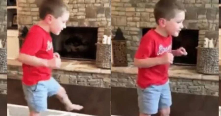 5χρονο αγόρι: Οι οι γιατροί του είπαν πως δεν θα περπατήσει ποτέ, εκείνος κάνει τα πρώτα του βήματα και συγκινεί