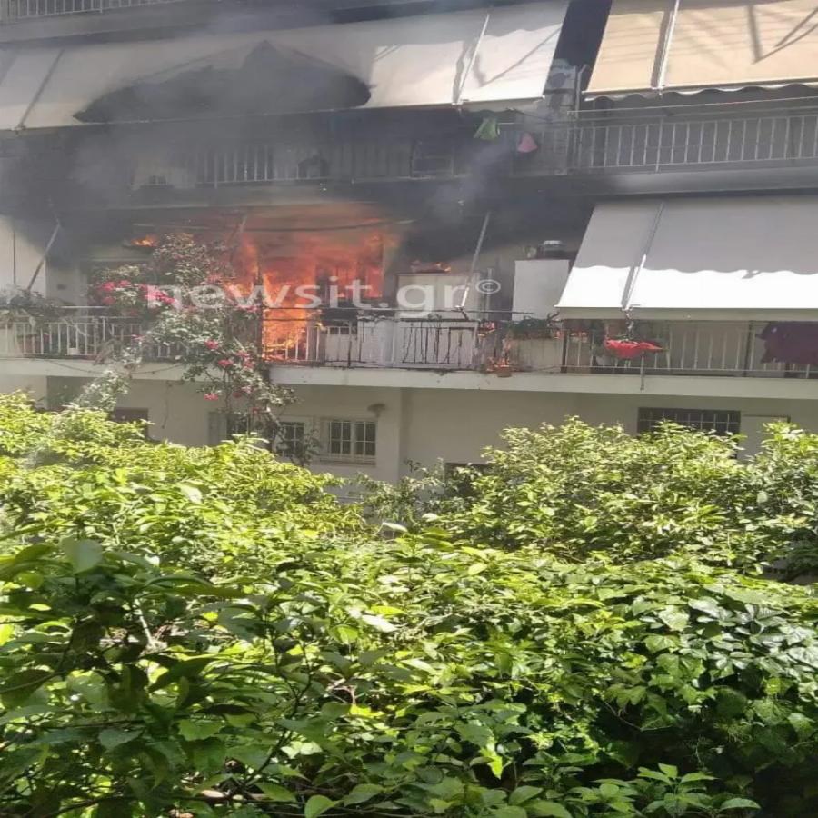 Πυρκαγιά στο Ψυχικό: Εγκλωβίστηκε και πέθανε μετά από τη φωτιά – Λίγο πριν έμαθε ότι γέννησε η κόρη της