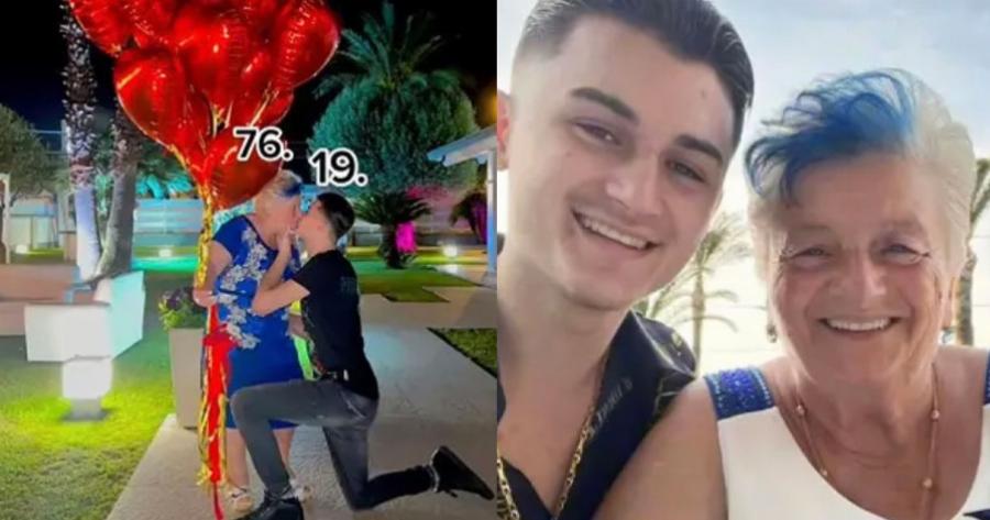 19χρονος έκανε πρόταση γάμου στην 76χρονη σύντροφό του: Το ζευγάρι με τα 57 χρόνια διαφορά
