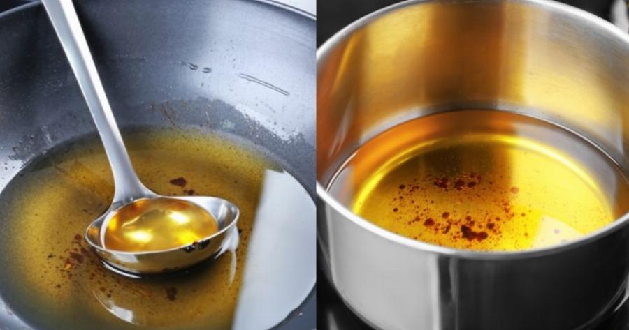 Πού πρέπει να ρίχνουμε το λάδι μετά από το μαγείρεμα στο σπίτι