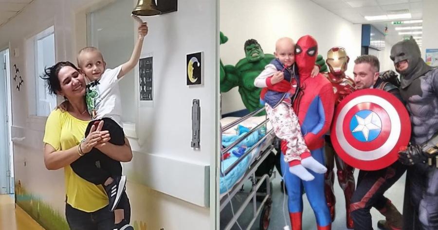 Μικρός ήρωας: Ο Νικόλας νίκησε τον καρκίνο  και χτύπησε το καμπανάκι της νίκης