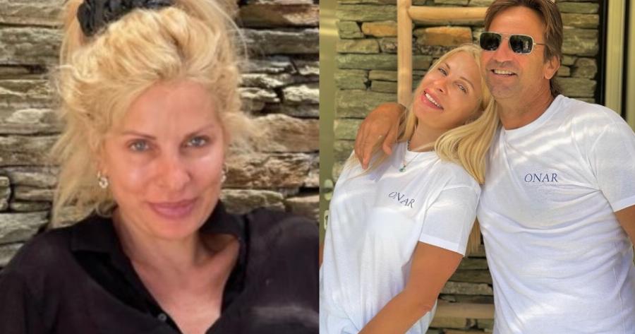 Το πέτρινο κάστρο της Ελένης και του Ματέο στην Άνδρο: Τζάκι στην κρεβατοκάμαρα, vintage κουζίνα, μποστάνι