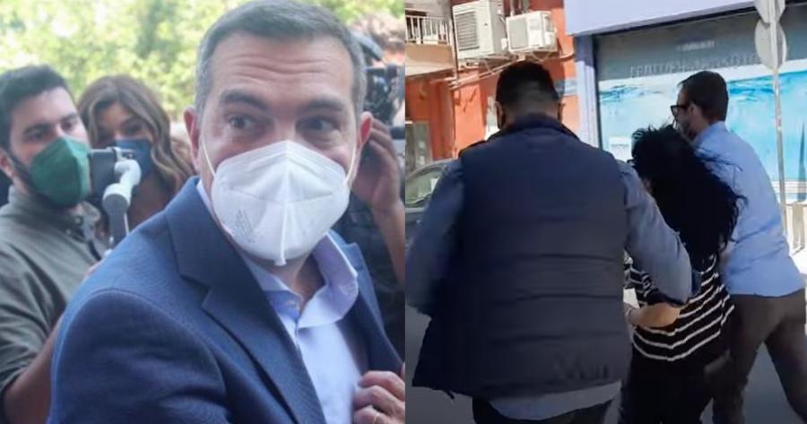 «Προδότη, η Μακεδονία είναι Ελλάδα» – Γυναίκα φώναξε στον Τσίπρα και προσήχθη από την ΕΛ.ΛΑΣ