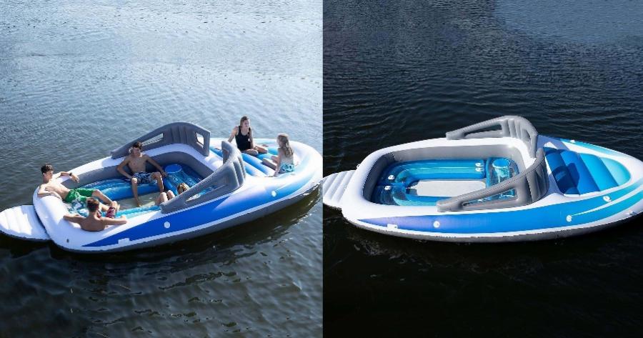 Η φουσκωτή βάρκα για τις καλοκαιρινές σας διακοπές – Φουσκώνει μόνη της και χωράει 6 άτομα
