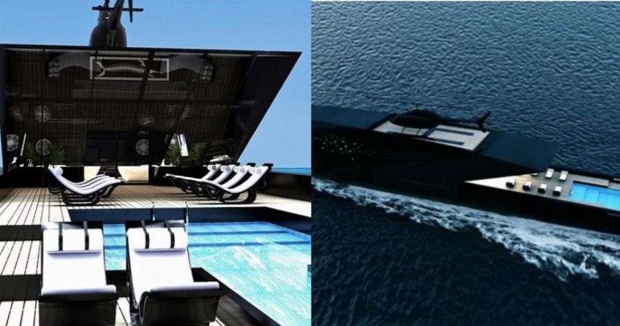 Το μαύρο σούπερ γιοτ που που το εσωτερικό του είναι βγαλμένο από όνειρα: Γνωστό και ως «μαύρος κύκνος» των θαλασσών