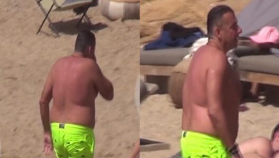 Γιώργος Λιάγκας: Έχασε τα κιλά,  πήγε για μπάνιο στη Μύκονο και εντυπωσίασε τους πάντες στην παραλία