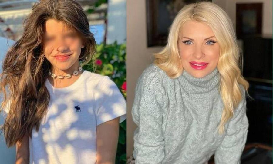 Η σπάνια πόζα της Ελένης Μενεγάκη και με την κούκλα κόρη της Βαλέρια και η εντυπωσιακή ομοιότητά τους