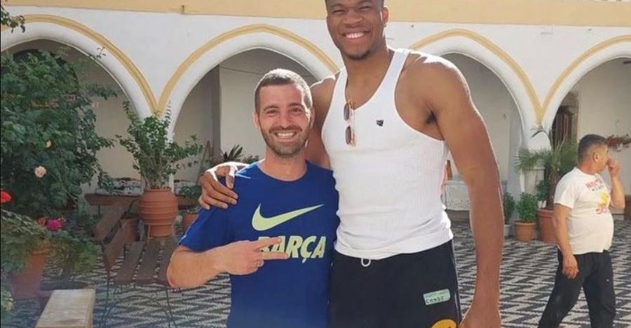 Γιάννης Αντετοκούνμπο: Βρέθηκε στην Ιερά Μονή Πανορμίτη Σύμης