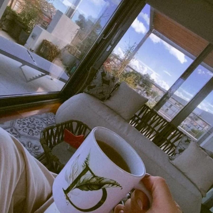 Δανάη Μπάρκα: Η καταπράσινη βεράντα, η εκλεκτή διακόσμηση και το σαλόνι που είναι όλο τζαμαρία