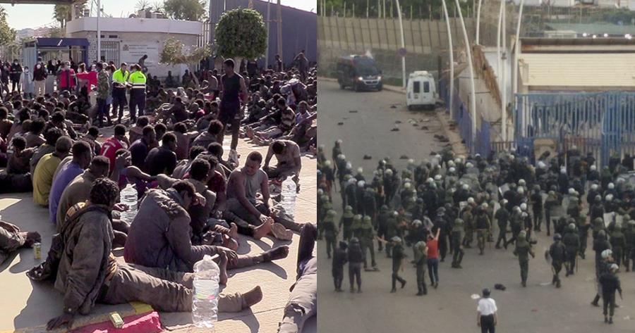 Σωροί από πτώματα και τραυματίες μετανάστες: Σοκαριστικές εικόνες στα σύνορα Ισπανίας – Μαρόκου