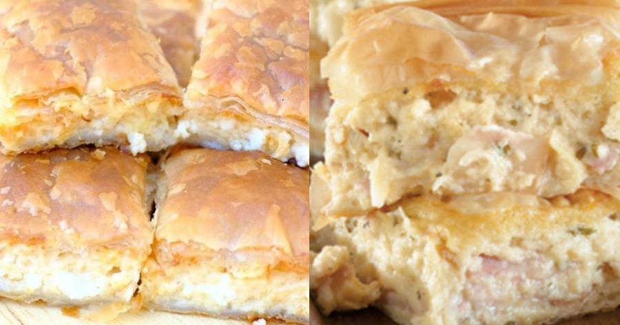 Σπέσιαλ τυρόπιτα: Εναλλάκτικη συνταγή με κασέρι και καπνιστό χοιρινό έτοιμη μόλις σε 15′