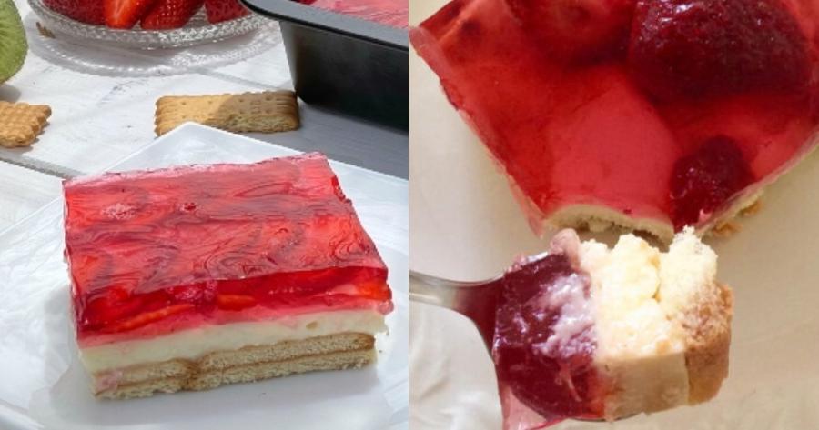 Ονειρικό γλυκάκι: H μαμαδίστικη συνταγή με φράουλες και λίγες θερμίδες – Εύκολη και οικονομική