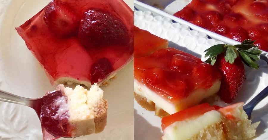 Γλυκό ψυγείου χωρίς ζάχαρη: Πανεύκολο και δροσερό με φράουλες και με χαμηλά λιπαρά