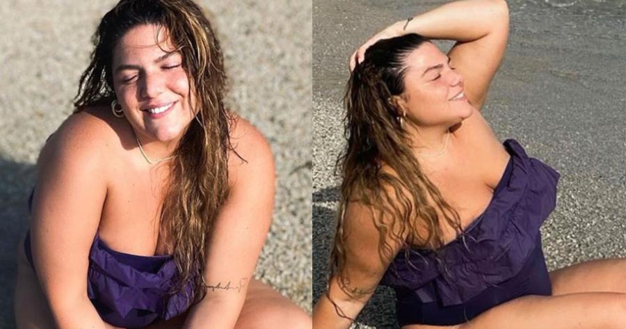 «Έχεις κορμί αγαλματένιο»: Η Δανάη Μπάρκα ποζάρει ακομπλεξάριστη σε ακρογιαλιά της Μυκόνου και αποθεώνεται