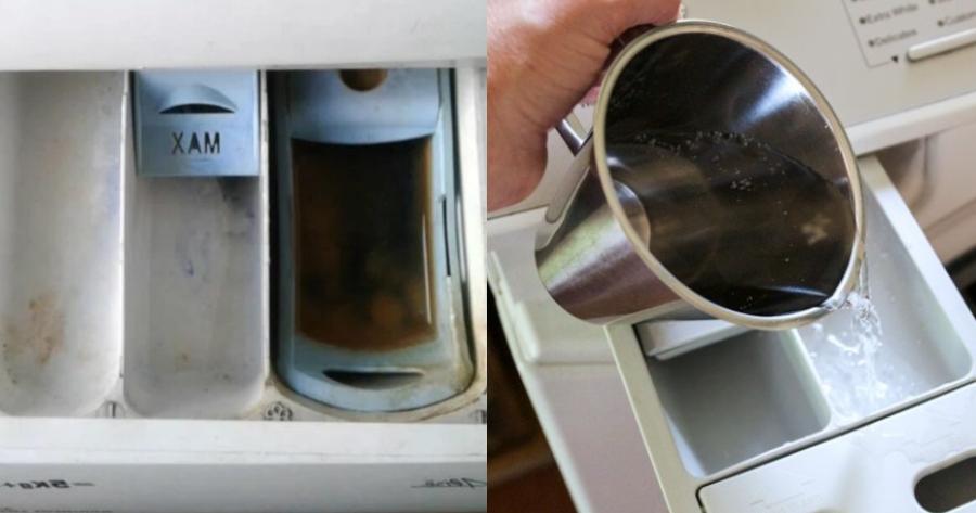 Τέλος η μούχλα: Ο έξυπνος τρόπος για να την καθαρίσετε από το συρτάρι του πλυντηρίου