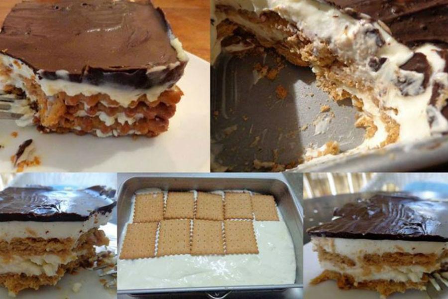 Γλυκιά αμαρτία: Εύκολο μπισκοτογλυκό ψυγείου, μόνο με 5 ευρώ κι έτοιμο σε χρόνο μηδέν